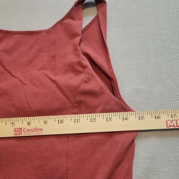 Hollister Red Open Back Fit And Flare Dress Large - Picture 3 of 7
